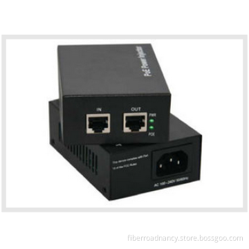 10M / 100M poe powered switch Power Injector